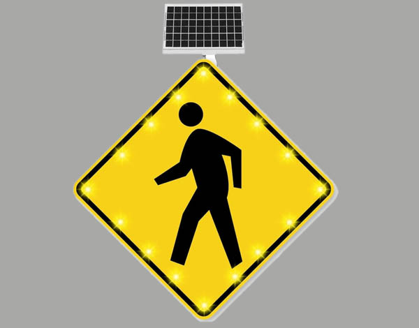 Solar Powered Crosswalk Signs & Solar Traffic Signs | High-Quality Pedestrian Safety Solutions